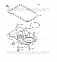 CARTER INFERIEUR pour Kawasaki GPX500R