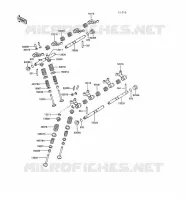 SOUPAPE pour Kawasaki GPX500R