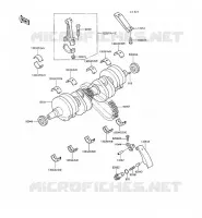 VILEBREQUIN pour Kawasaki GPX500R