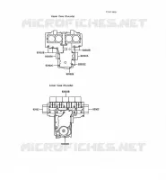 BOULON CARTER MOTEUR pour Kawasaki GPZ600R