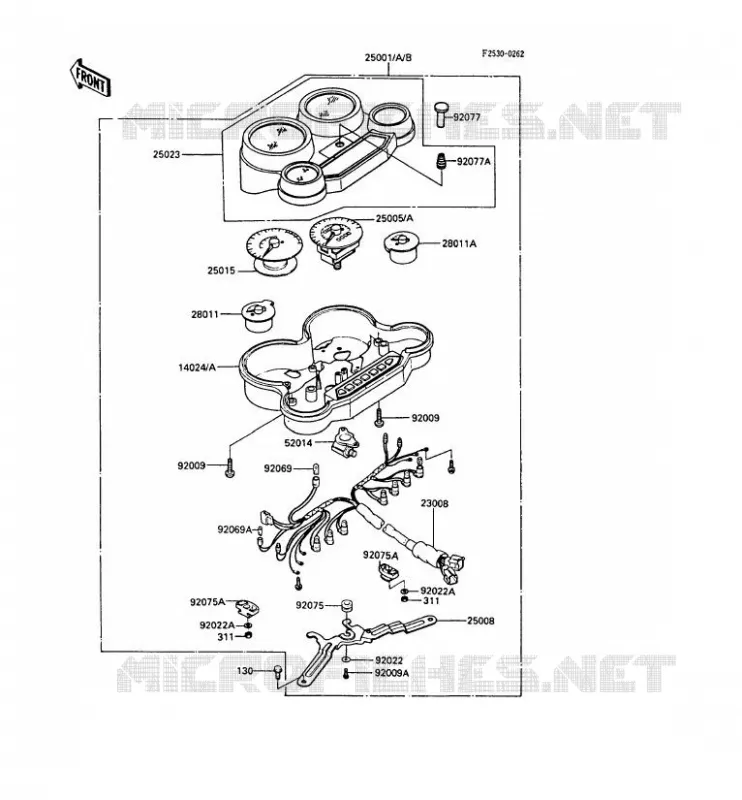 COMPTEURS Kawasaki MOTOS 600 1989 GPZ600R  ZX600-A5