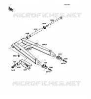 BRAS OSCILLANT pour Kawasaki GPX600R