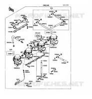 CARBURATEUR pour Kawasaki GPX600R
