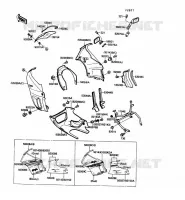 CARENAGE pour Kawasaki GPX600R