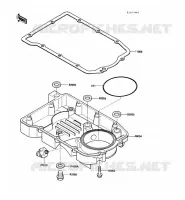 CARTER INFERIEUR pour Kawasaki GPX600R