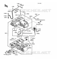 CARTER MOTEUR(S) pour Kawasaki GPX600R