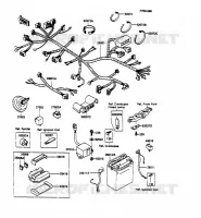 CHASSIS EQUIPMENT ELECTRIQUE(2/2) pour Kawasaki GPX600R