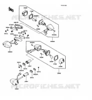 CLIGNOTANTS pour Kawasaki GPX600R