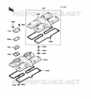 COUVRE CULASSE pour Kawasaki GPX600R