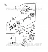 D&Eacute;MARREUR pour Kawasaki GPX600R