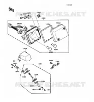 FEUX ARRI&Egrave;RE(S) pour Kawasaki GPX600R