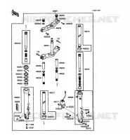 FOURCHE pour Kawasaki GPX600R