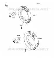 PNEUS pour Kawasaki GPX600R