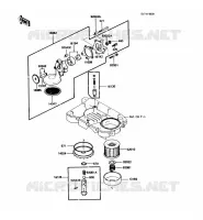 POMPE A HUILE/FILTRE &Agrave; HUILE pour Kawasaki GPX600R