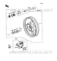 ROUE AVANT pour Kawasaki GPX600R