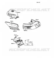 STICKER pour Kawasaki GPX600R