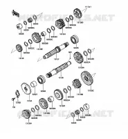 TRANSMISSION pour Kawasaki GPX600R