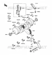 VILEBREQUIN pour Kawasaki GPX600R