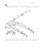 BRAS OSCILLANT pour Kawasaki GPX600R