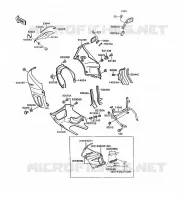 CARENAGE pour Kawasaki GPX600R