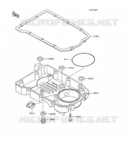 CARTER INFERIEUR pour Kawasaki GPX600R