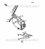 CH&Acirc;SSIS pour Kawasaki GPX600R