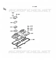 COUVRE CULASSE pour Kawasaki GPX600R