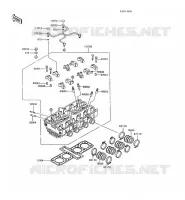 CULASSE pour Kawasaki GPX600R
