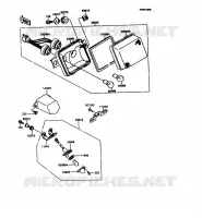 FEUX ARRI&Egrave;RE(S) pour Kawasaki GPX600R