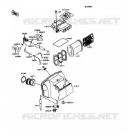 FILTRE A AIR pour Kawasaki GPX600R