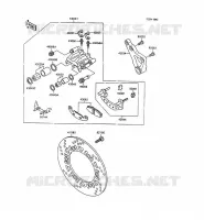 FREIN ARRIERE pour Kawasaki GPX600R