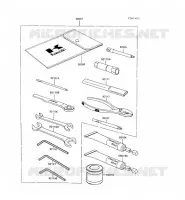 OUTIL UTILISATEUR pour Kawasaki GPX600R