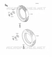 PNEUS pour Kawasaki GPX600R
