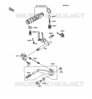 SELECTEUR pour Kawasaki GPX600R