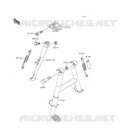 BEQUILLES pour Kawasaki ZZR600