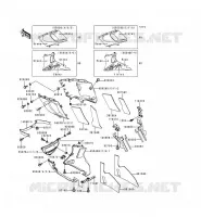 CARENAGE INFERIEUR pour Kawasaki ZZR600