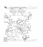 CARENAGE pour Kawasaki ZZR600