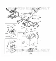 CHASSIS EQUIPMENT ELECTRIQUE pour Kawasaki ZZR600