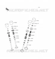 SOUPAPE pour Kawasaki ZZR600