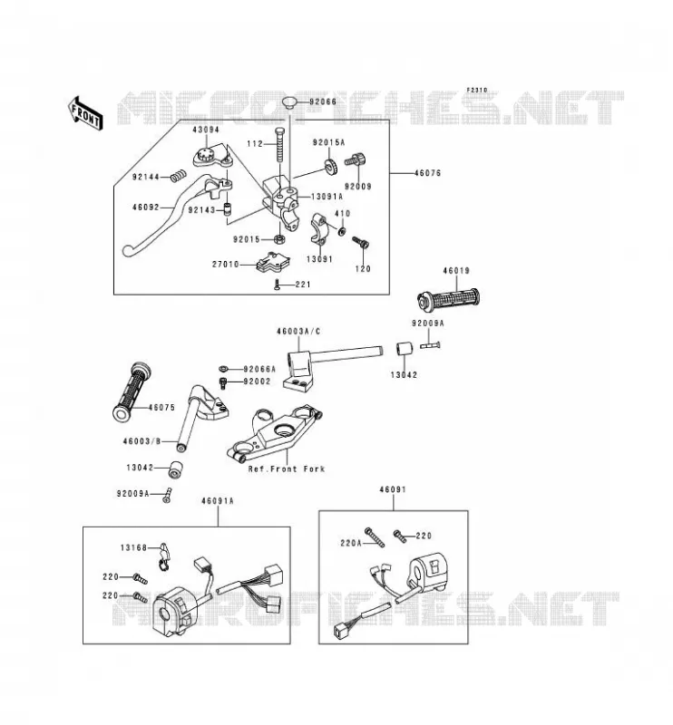 GUIDON Kawasaki MOTOS 600 1993 ZZR600  ZX600-E1