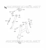 BEQUILLES pour Kawasaki ZZR600