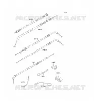 CABLES pour Kawasaki ZZR600