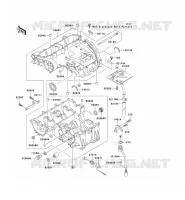 CARTER MOTEUR(S) pour Kawasaki ZZR600