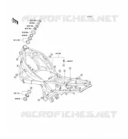 CH&Acirc;SSIS pour Kawasaki ZZR600
