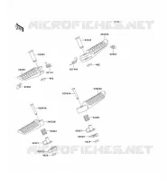 REPOSE PIED pour Kawasaki ZZR600