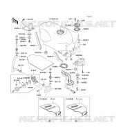 RESERVOIR CARBURANT pour Kawasaki ZZR600