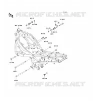 SUPPORT MOTEUR pour Kawasaki ZZR600