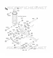 SUSPENSION pour Kawasaki ZZR600