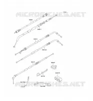 CABLES pour Kawasaki ZZR600