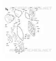 COUVERCLES MOTEUR pour Kawasaki ZZR600